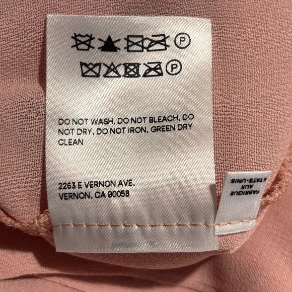 REFORMATION Sz L Blush Winslow Dolman Kimono Sleeve Crepe Wrap Maxi Dress NEW - Picture 16 of 16